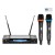 VM-62U DUAL CHANNEL UHF WIRELESS MICROPHONE SYSTEM